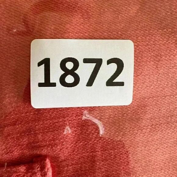 Flag & Anthem Rust Orange Cotton Blend Casual High Rise Sporty Comfy Soft Premiu - Picture 12 of 12